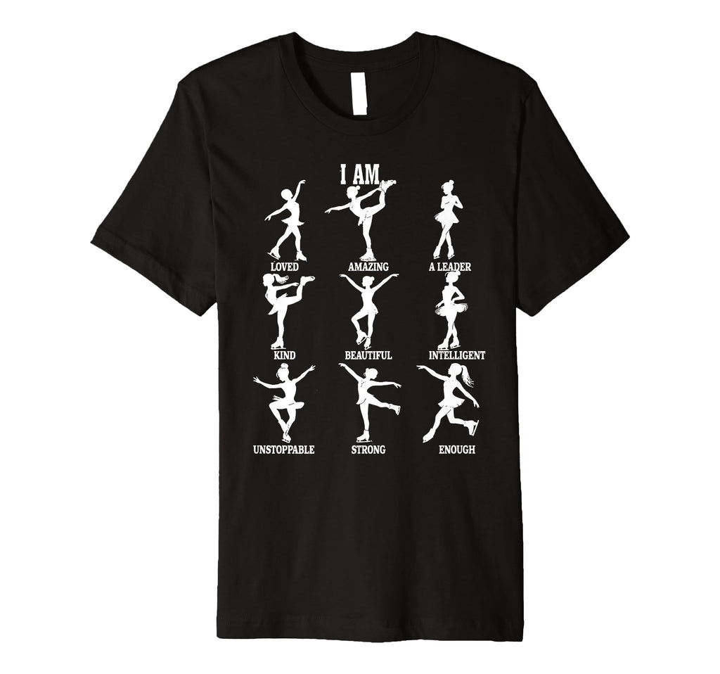 Figure Skating Ice Affirmation Self T-Shirt - Casual Everyday Wear Unisex - T-Shirt, Sweatshirt, Hoodie
