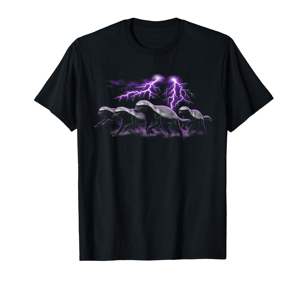 Honey Badger 90S Funny Honey Badger T-Shirt - Minimalist Print for Adults - T-Shirt, Sweatshirt, Hoodie