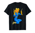 Western Cowgirl Pin Up T-Shirt - Unique Graphic Men Women - T-Shirt, Sweatshirt, Hoodie