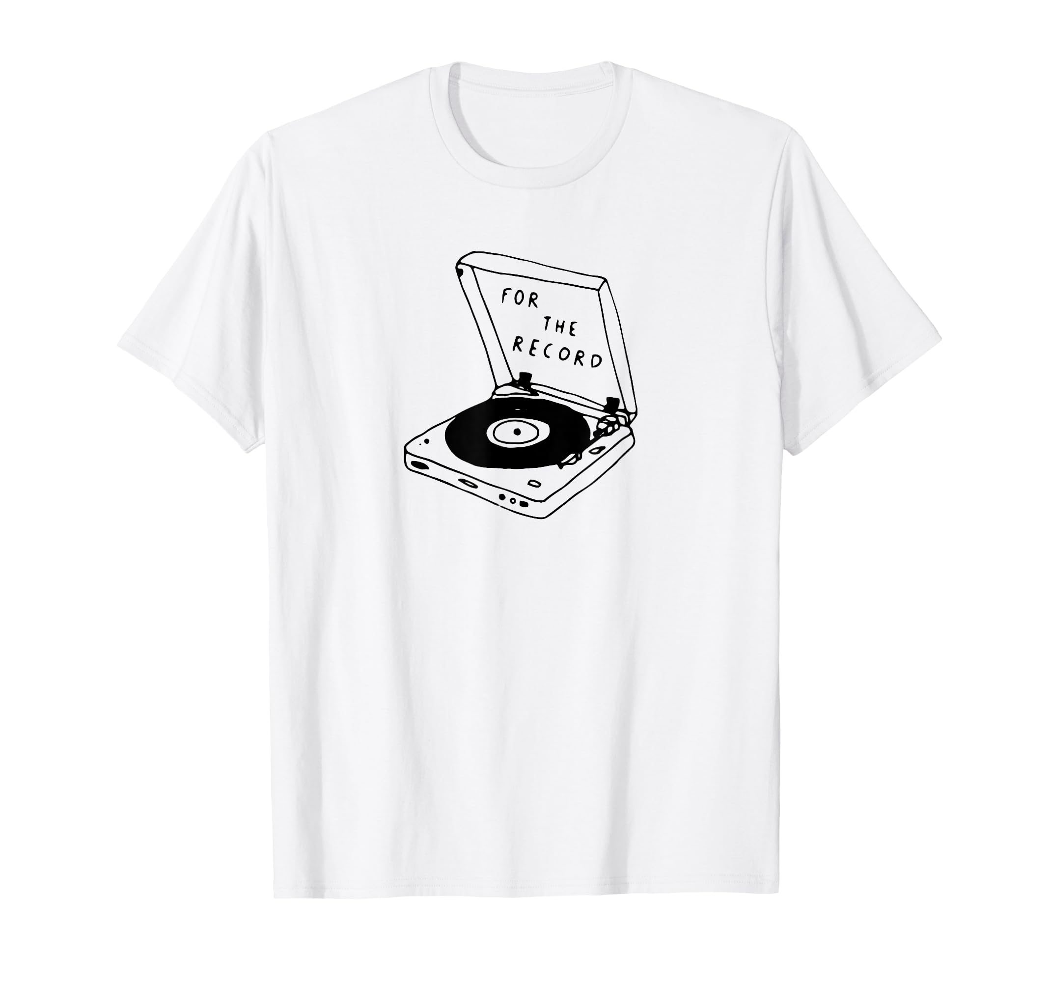 Record Funny Music Pun Oldschool Vinyl T-Shirt - Aesthetic Graphic Unisex - T-Shirt, Sweatshirt, Hoodie