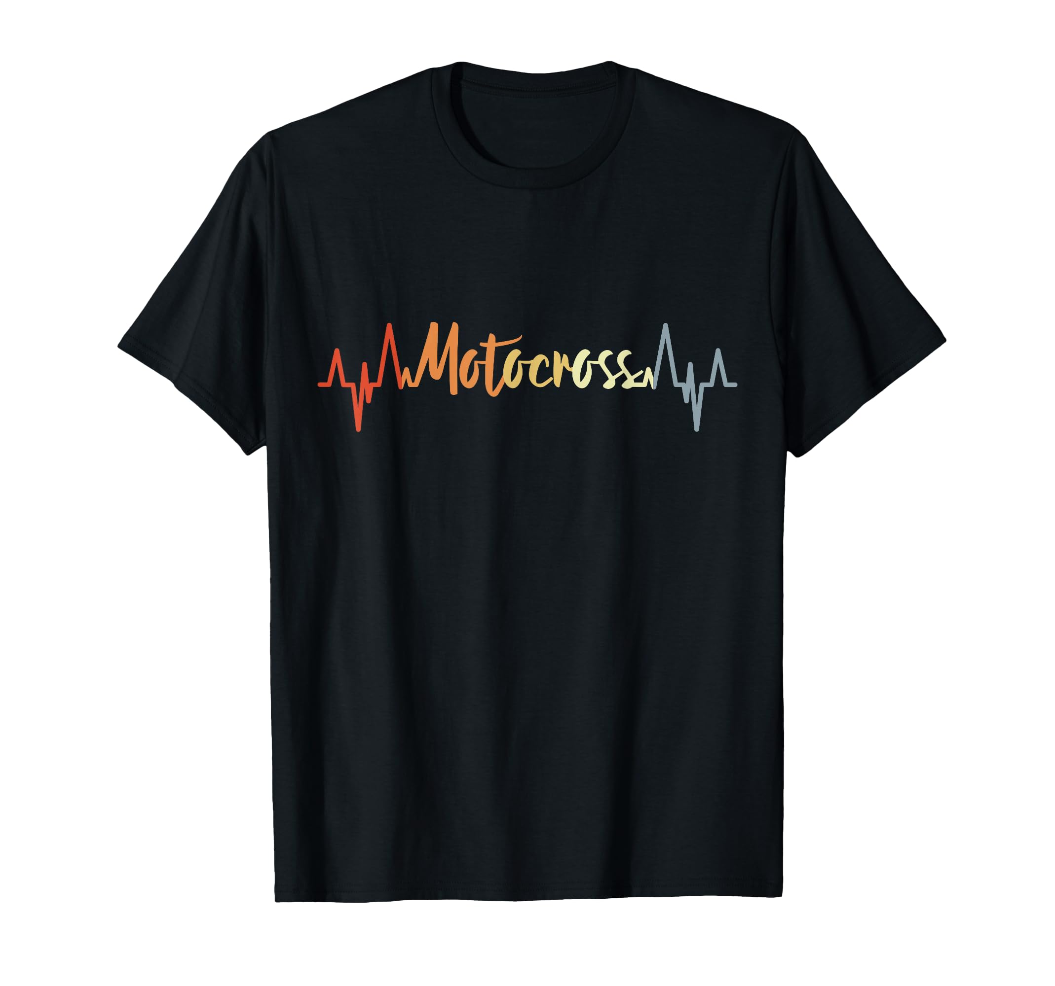 Motocross Heartbeat Motorcycle Enthusiast T-Shirt - Novelty Apparel Unisex - T-Shirt, Sweatshirt, Hoodie