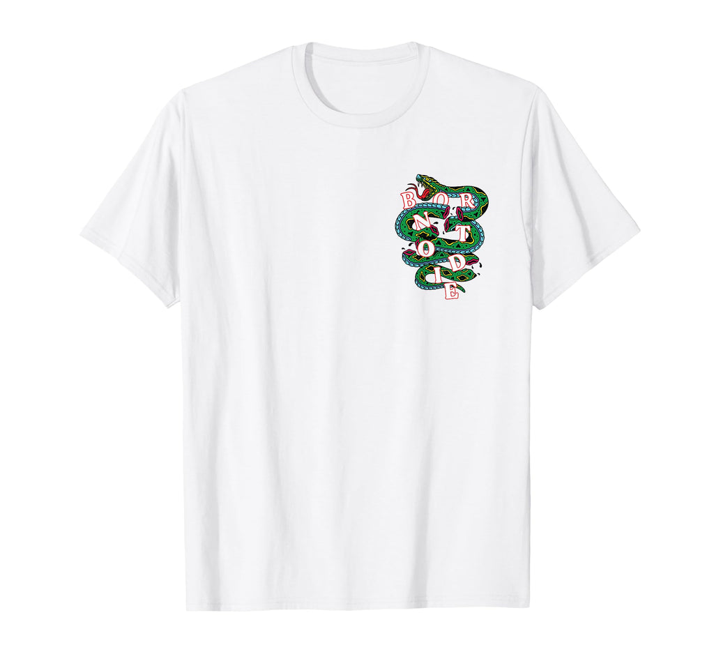 Snake American Traditional Tattoo T-Shirt - Fun Novelty Design for Adults - T-Shirt, Sweatshirt, Hoodie