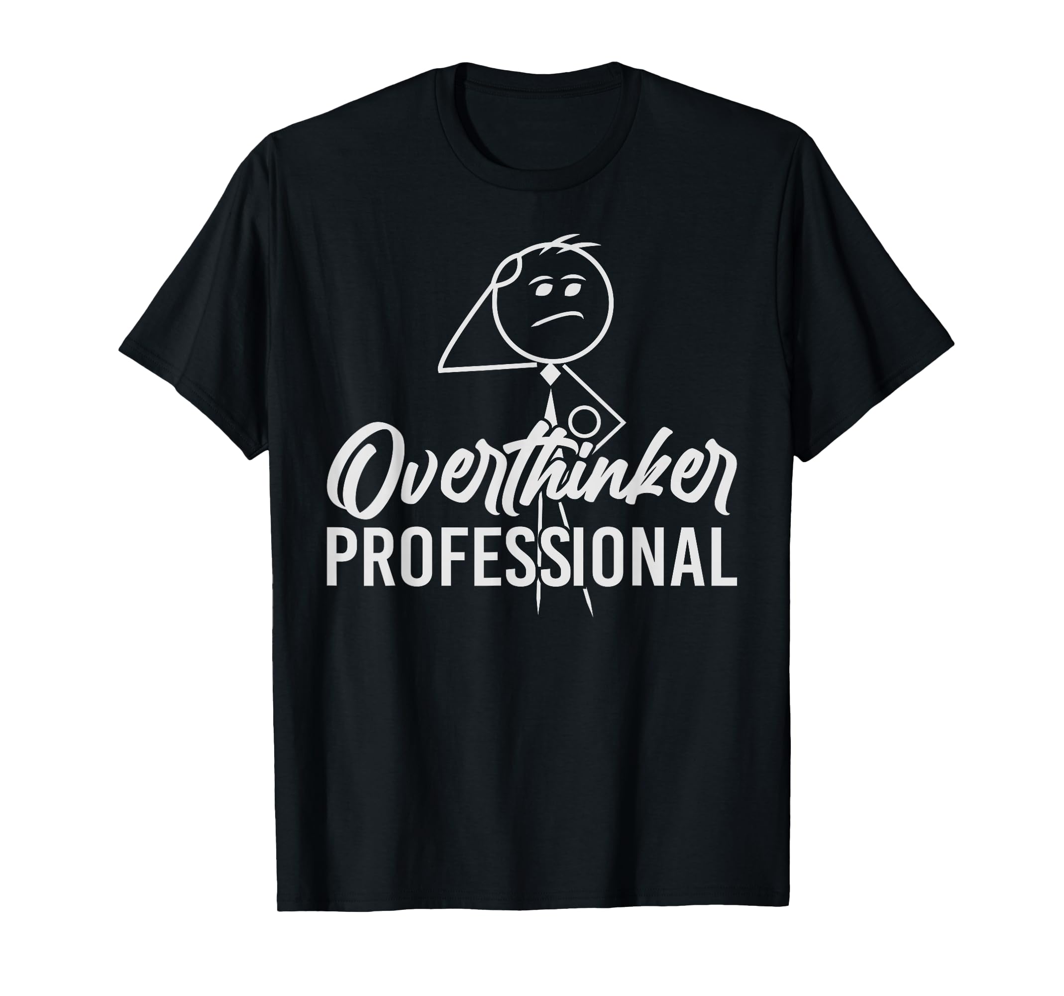Funny Overthinker Anxious Introvert Hoodie - Graphic Print for Adults - T-Shirt, Sweatshirt, Hoodie