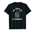 Hot Chocolate And Therapy Mental T-Shirt - Minimalist Print for Adults - T-Shirt, Sweatshirt, Hoodie