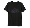 80S Synthwave Tri Blend T-Shirt - Aesthetic Graphic for Adults - T-Shirt, Sweatshirt, Hoodie