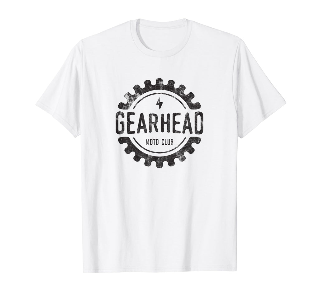 Gearhead Moto Club T-Shirt - Casual Everyday Wear Men Women - T-Shirt, Sweatshirt, Hoodie
