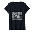 Womens Overthinker Board Proceed T-Shirt - Fun Novelty Design Men Women - T-Shirt, Sweatshirt, Hoodie