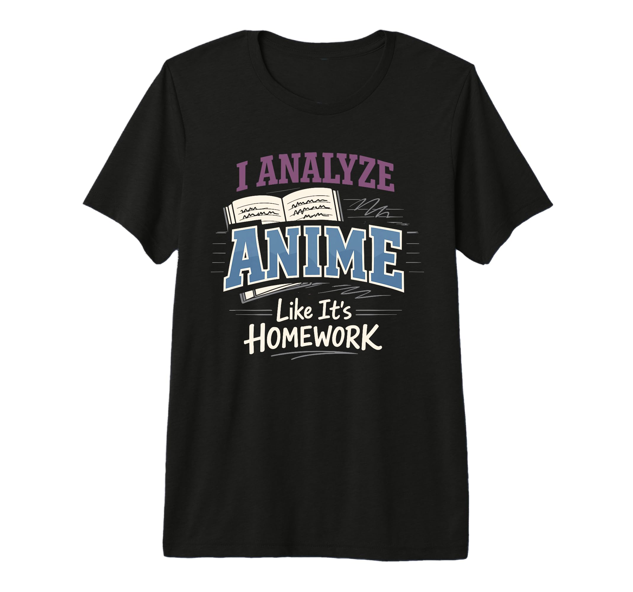 Anime Anxiety Overthinking Weeb Kawaii T-Shirt - Streetwear Style Unisex - T-Shirt, Sweatshirt, Hoodie