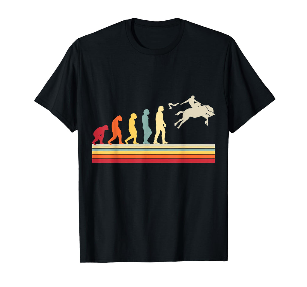 Evolution Rodeo Western Cowboy T-Shirt - Streetwear Style for Adults - T-Shirt, Sweatshirt, Hoodie