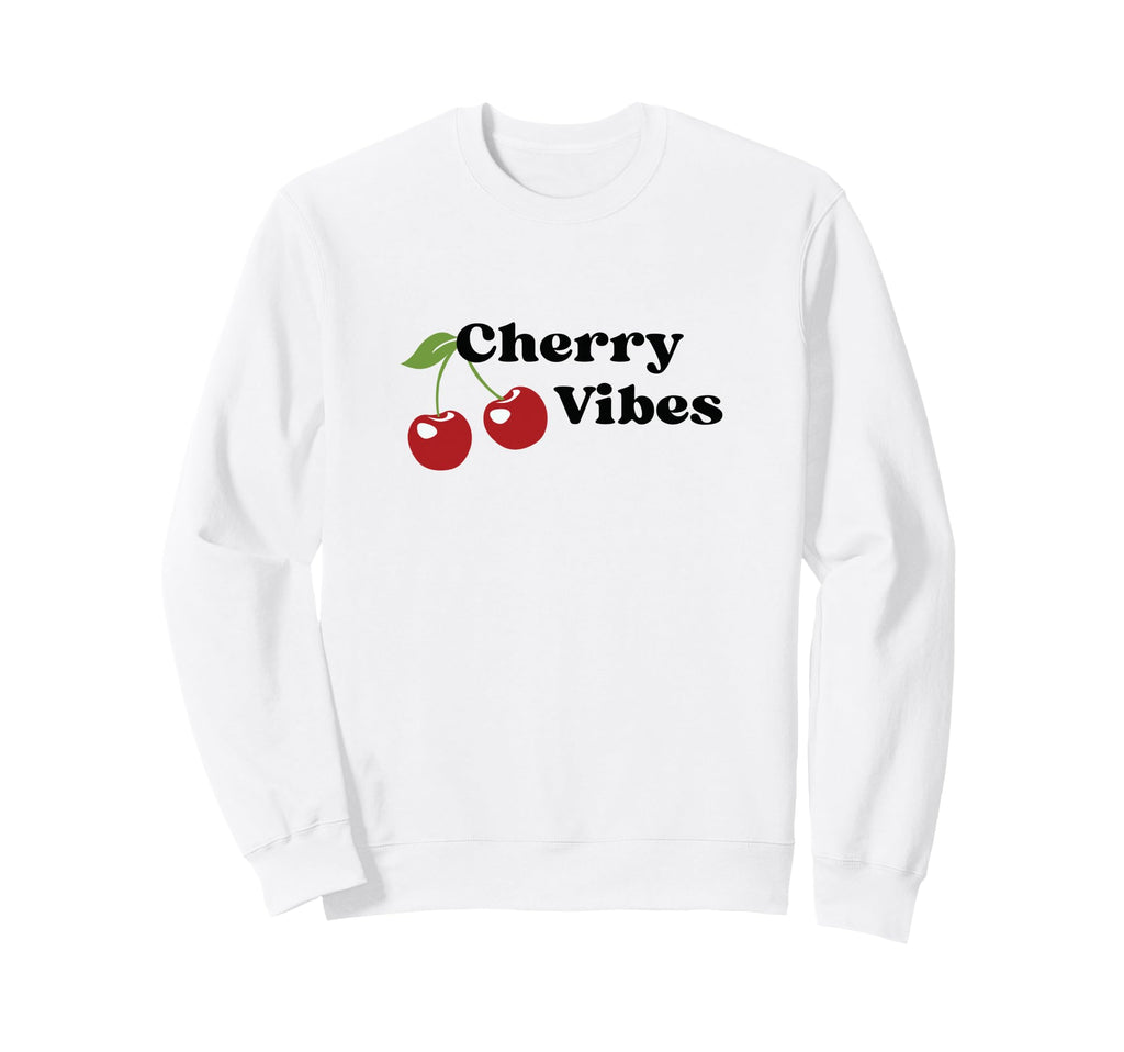 Cherry Vibes Fruit Inspired Sweatshirt - Streetwear Style Men Women - T-Shirt, Sweatshirt, Hoodie