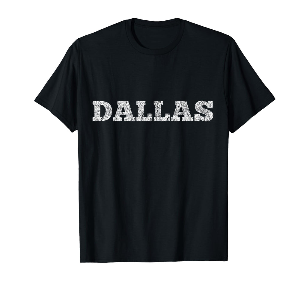 Distressed Dallas Texas T-Shirt - Minimalist Print for Adults - T-Shirt, Sweatshirt, Hoodie