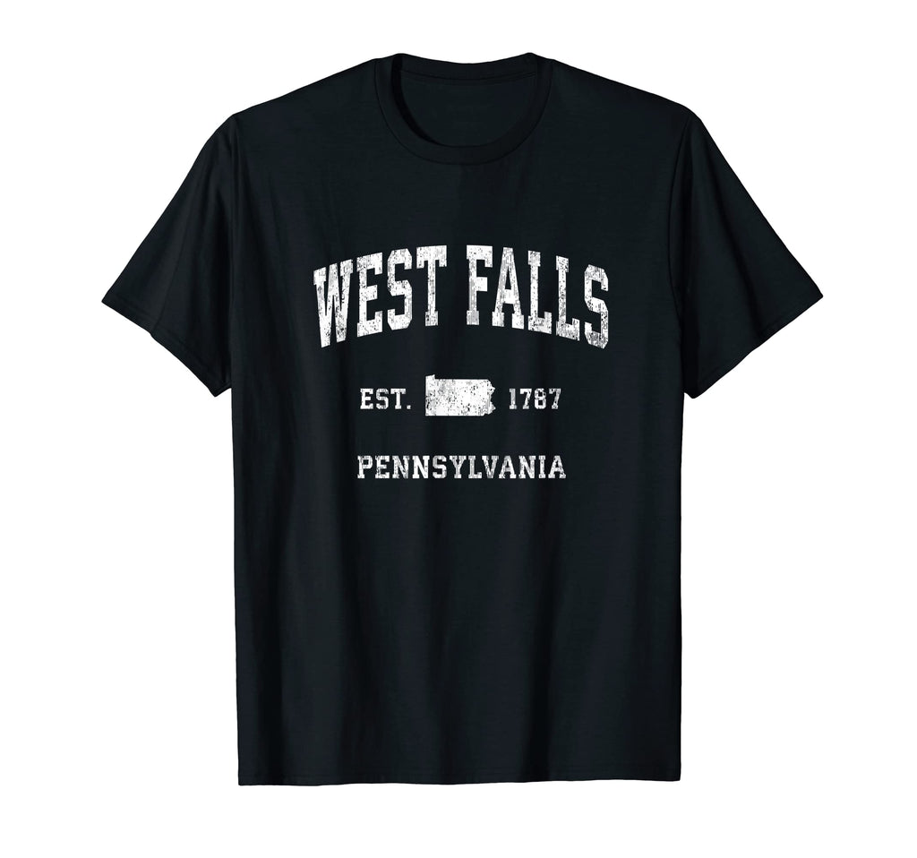 West Falls Pennsylvania Pa Athletic T-Shirt - Novelty Apparel for Adults - T-Shirt, Sweatshirt, Hoodie
