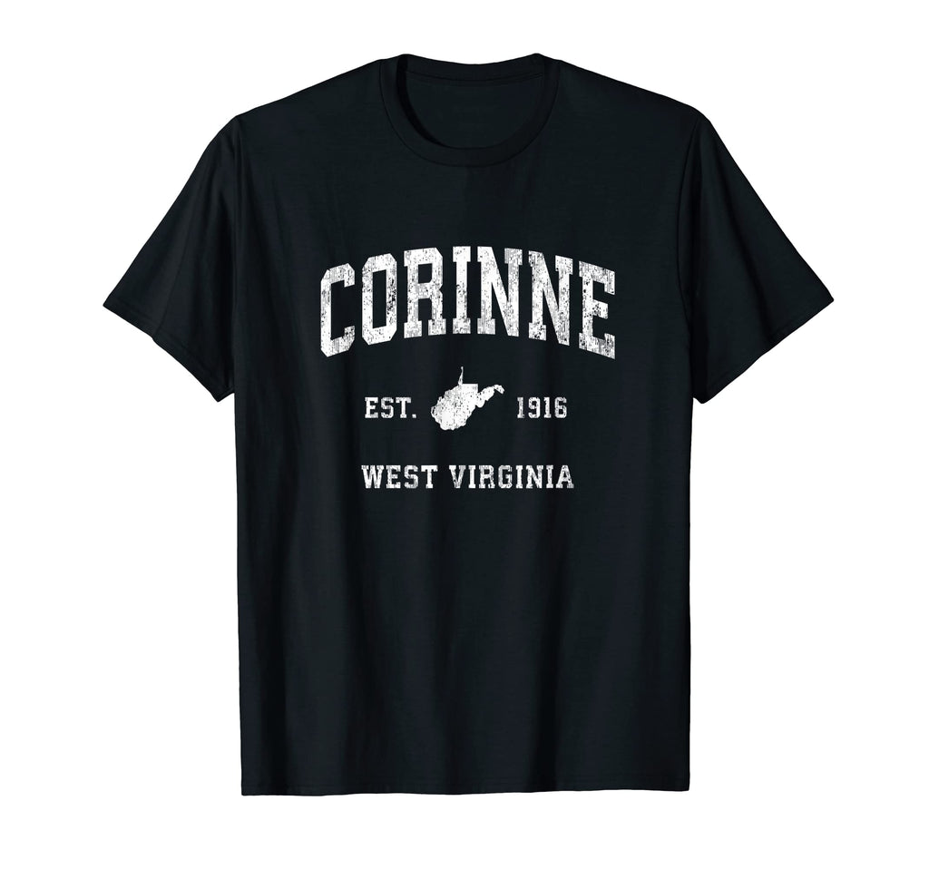 Corinne West Virginia Wv Athletic Sports T-Shirt - Custom Art Print Unisex - T-Shirt, Sweatshirt, Hoodie