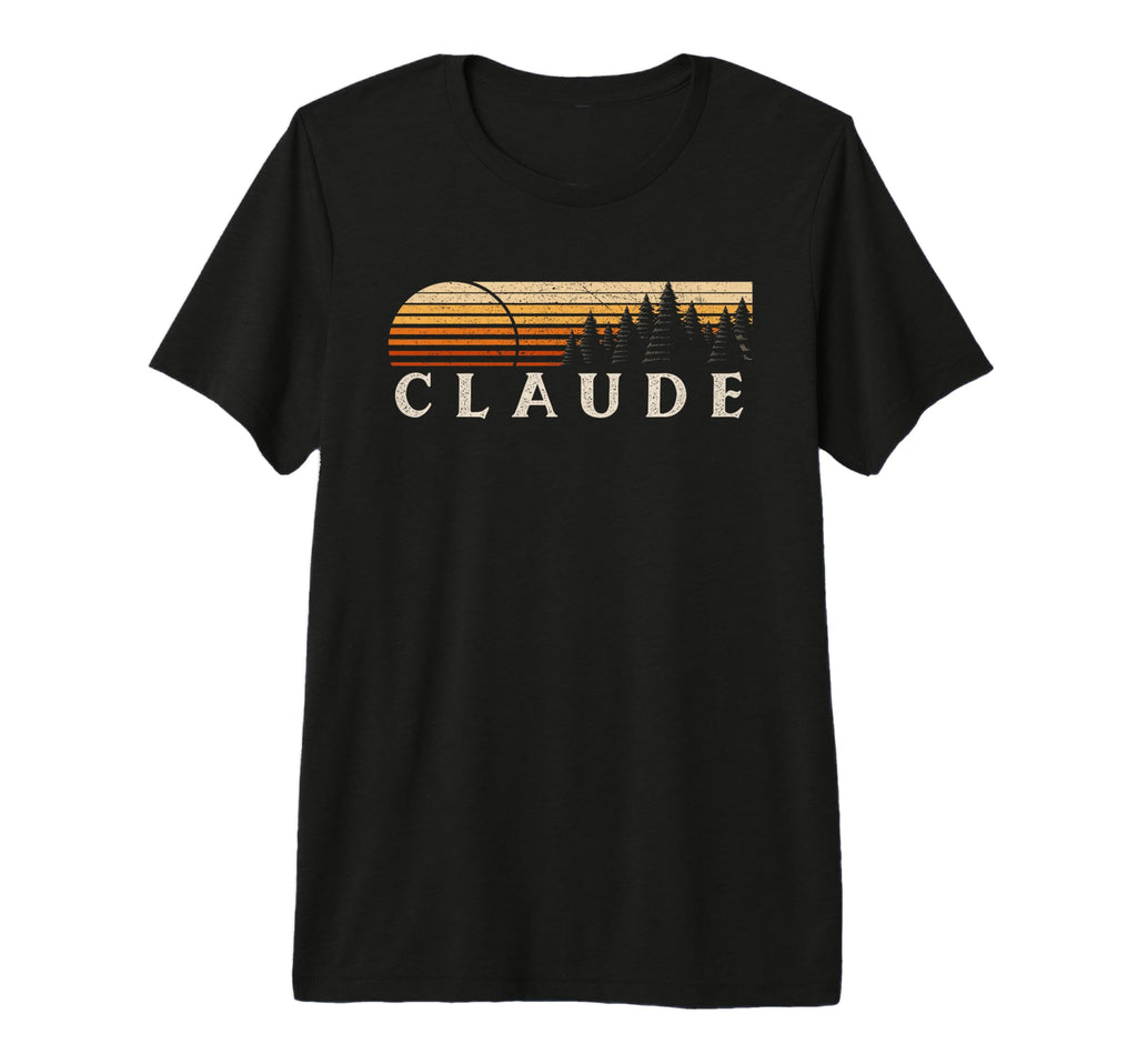 Claude Wv Evergreen Sunset Eighties T-Shirt - Streetwear Style Unisex - T-Shirt, Sweatshirt, Hoodie
