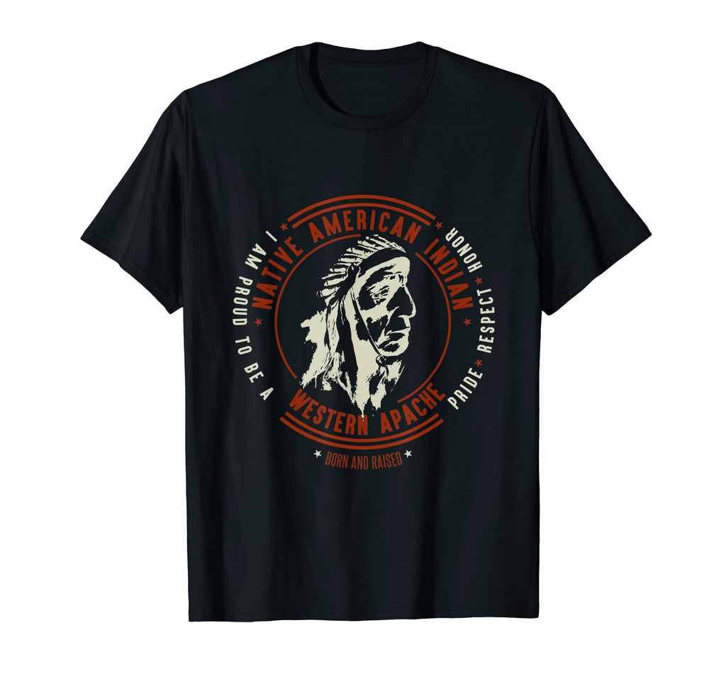 Western Apache Tribe Native American T-Shirt - Novelty Apparel Unisex - T-Shirt, Sweatshirt, Hoodie