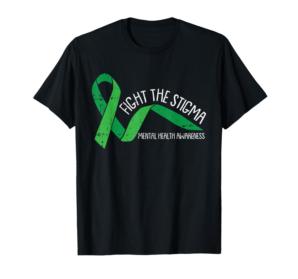 Fight Stigma Mental Health T-Shirt - Aesthetic Graphic for Adults - T-Shirt, Sweatshirt, Hoodie