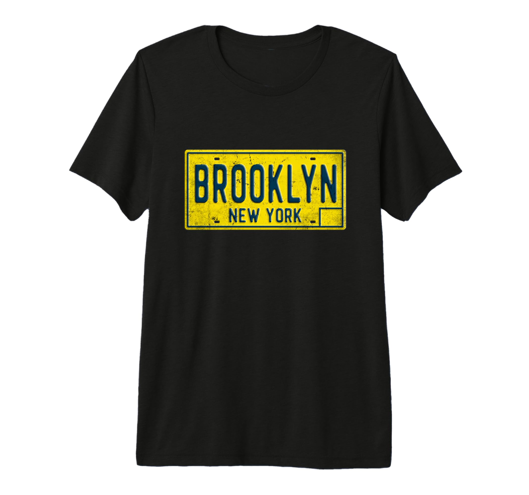 Brooklyn Old Ny New York Distressed T-Shirt - Fun Novelty Design Unisex - T-Shirt, Sweatshirt, Hoodie