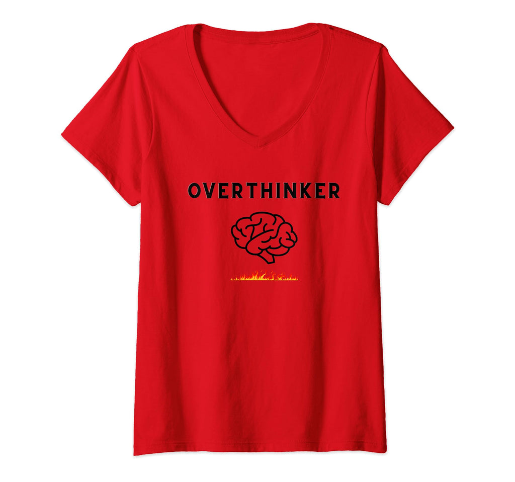 Womens Overthinker Picture Brain And T-Shirt - Streetwear Style for Adults - T-Shirt, Sweatshirt, Hoodie