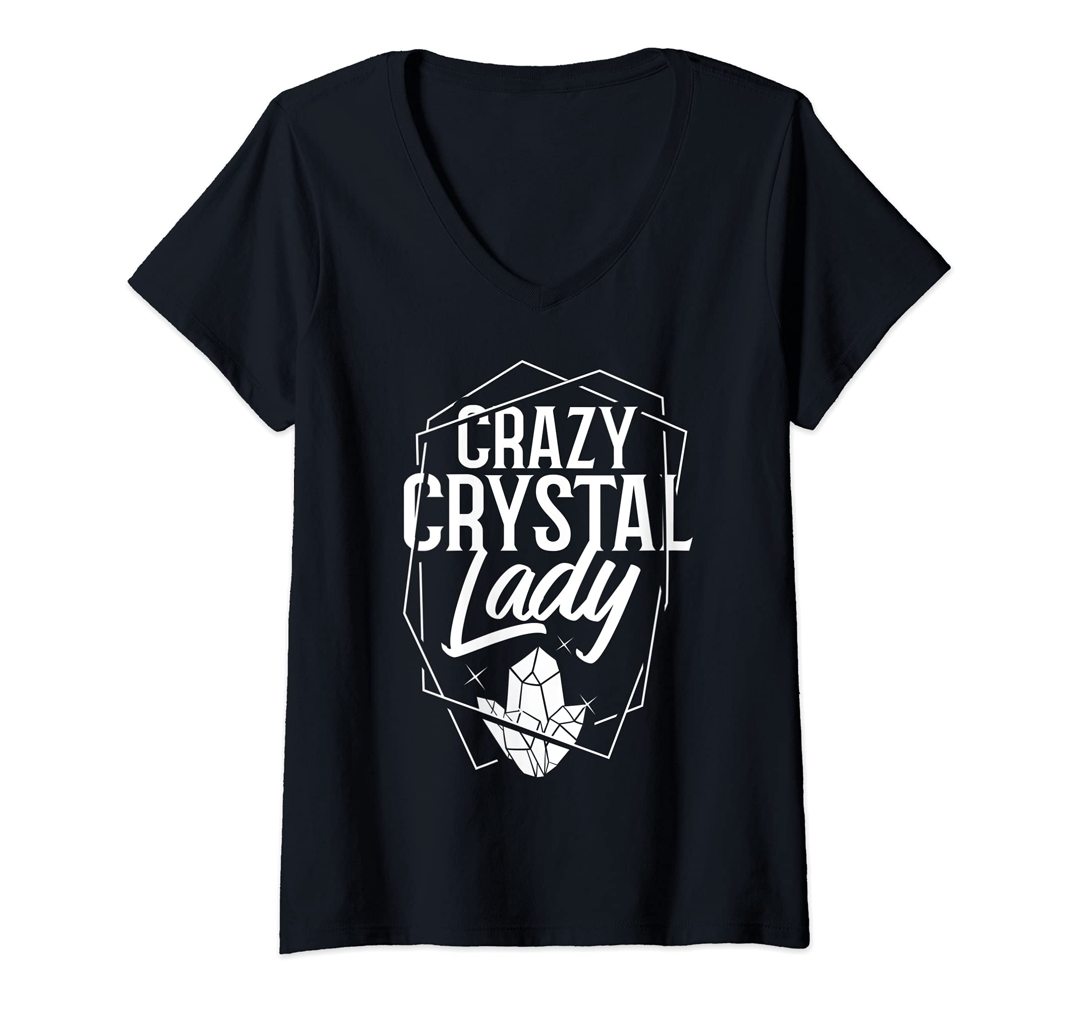 Womens Crystal Healing Energy Healer T-Shirt - Novelty Apparel for Adults - T-Shirt, Sweatshirt, Hoodie