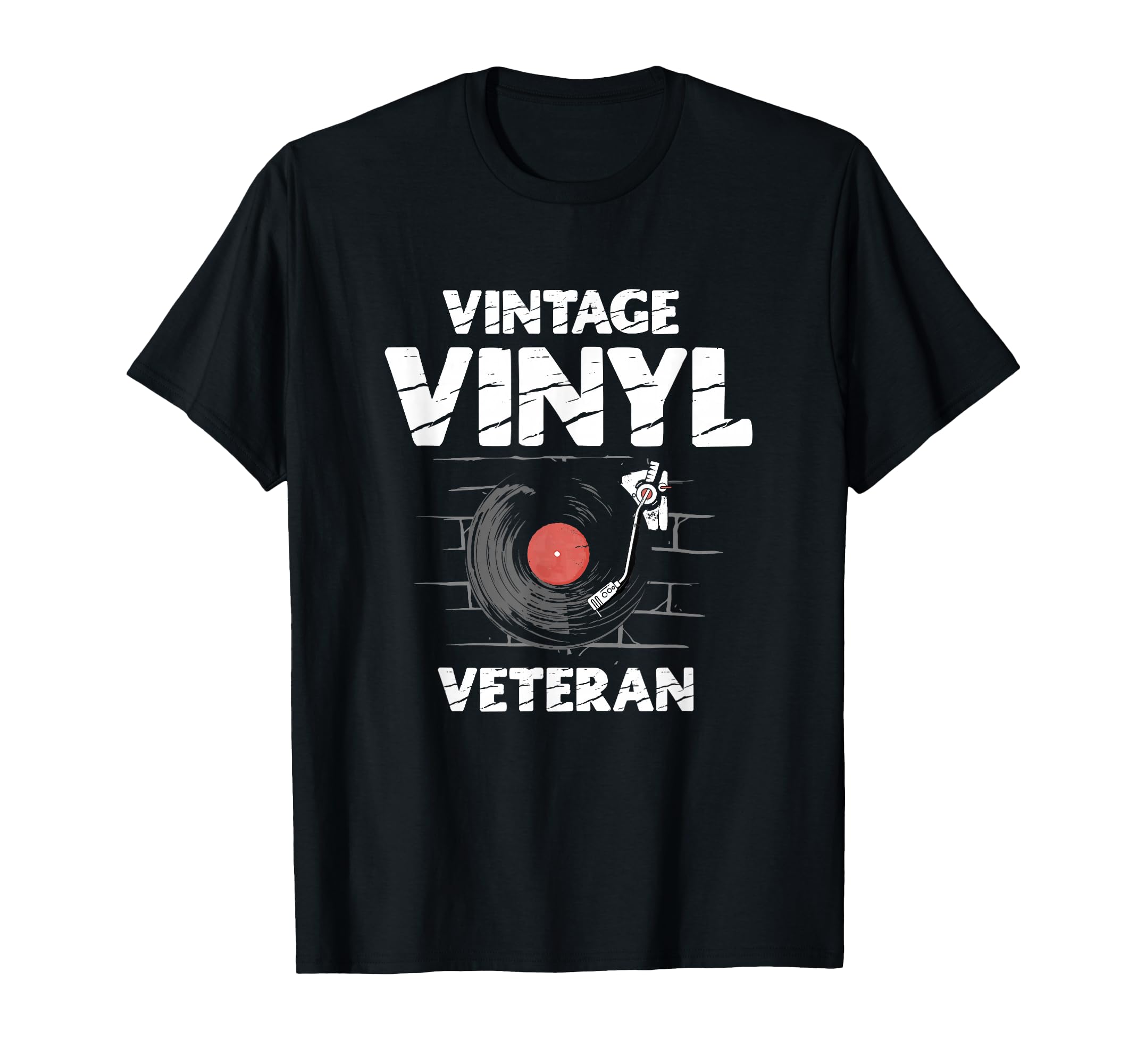 Vinyl Veteran Audiophile Music Lover Vinyl T-Shirt - Trendy Graphic Unisex - T-Shirt, Sweatshirt, Hoodie