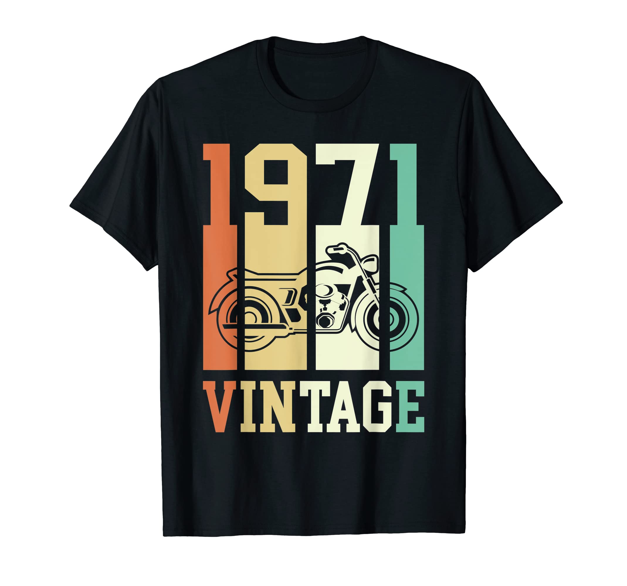 Tshirts 50 Years Old Motorcycle T-Shirt - Custom Art Print for Adults - T-Shirt, Sweatshirt, Hoodie