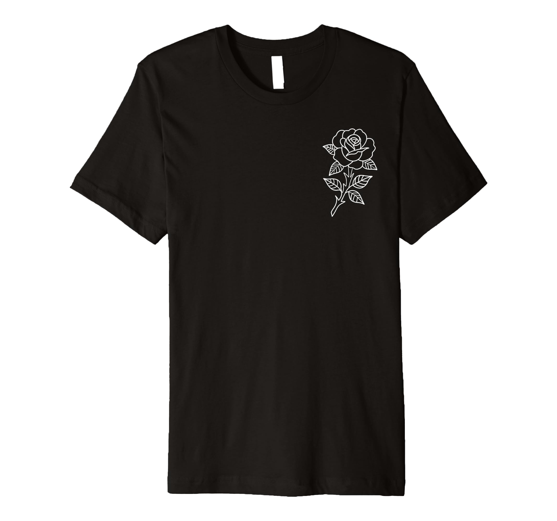 Rose American Traditional Tattoo Flash T-Shirt - Novelty Apparel Men Women - T-Shirt, Sweatshirt, Hoodie