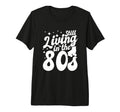 80S Funny Synthwave Tri Blend T-Shirt - Minimalist Print Unisex - T-Shirt, Sweatshirt, Hoodie