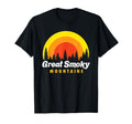 Great Smoky Mountains Trees Sunset T-Shirt - Minimalist Print Unisex - T-Shirt, Sweatshirt, Hoodie