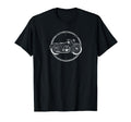 Circle Motorcycle Sketch T-Shirt - Novelty Apparel for Adults - T-Shirt, Sweatshirt, Hoodie