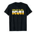 Run Seventies Color Typography Runner T-Shirt - Trendy Graphic Men Women - T-Shirt, Sweatshirt, Hoodie