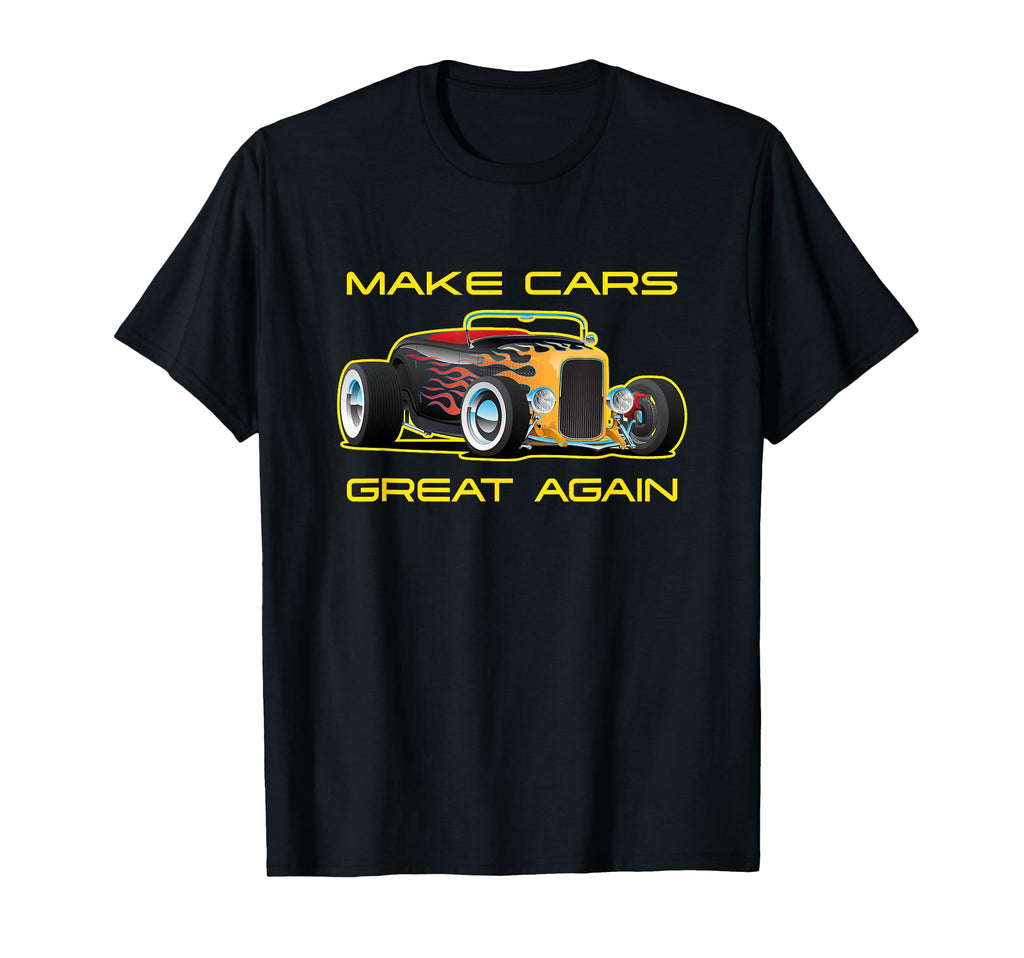 Make Cars Great Again Muscle Car T-Shirt - Aesthetic Graphic for Adults - T-Shirt, Sweatshirt, Hoodie