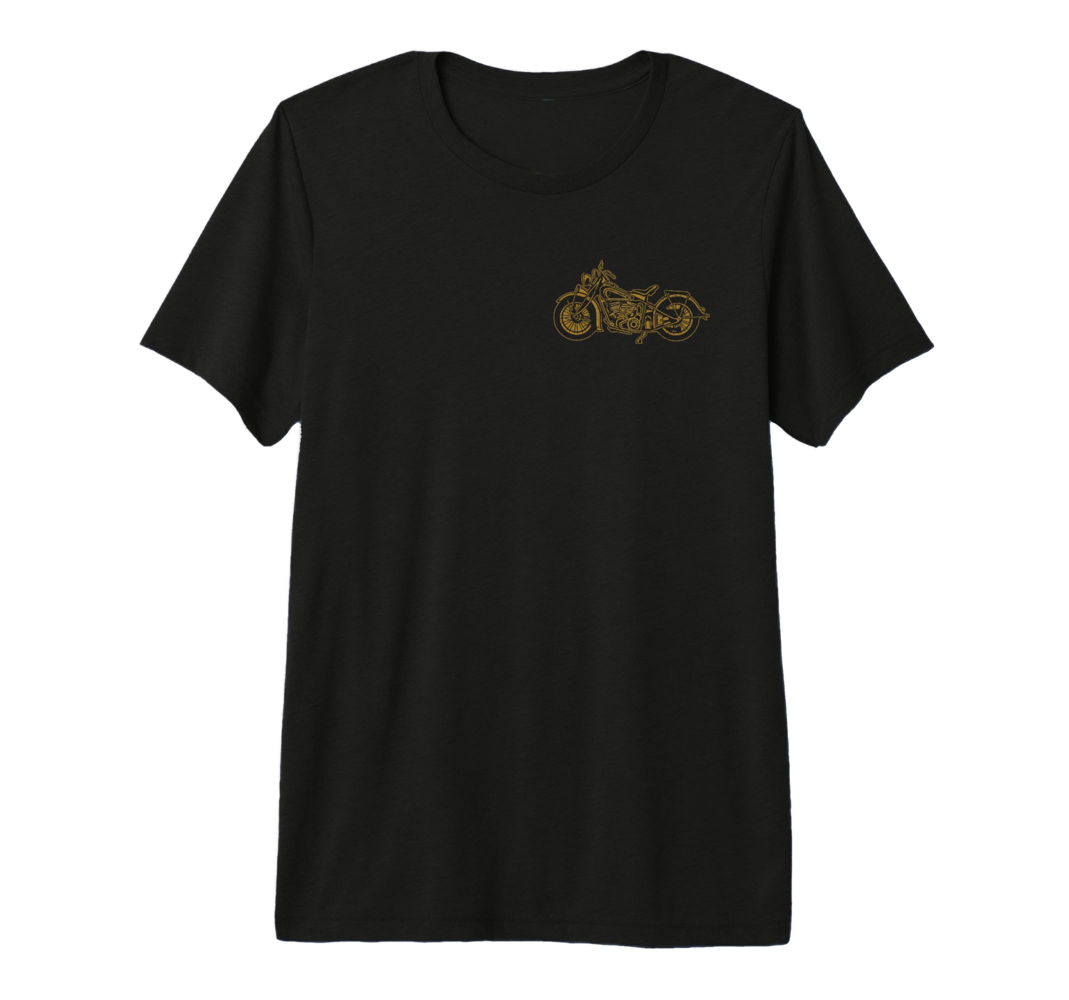 American Motorcycle Distressed Tri T-Shirt - Minimalist Print Men Women - T-Shirt, Sweatshirt, Hoodie