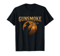 Gunsmoke Cowboy Silhouette Western Sunset T-Shirt - Graphic Print Unisex - T-Shirt, Sweatshirt, Hoodie