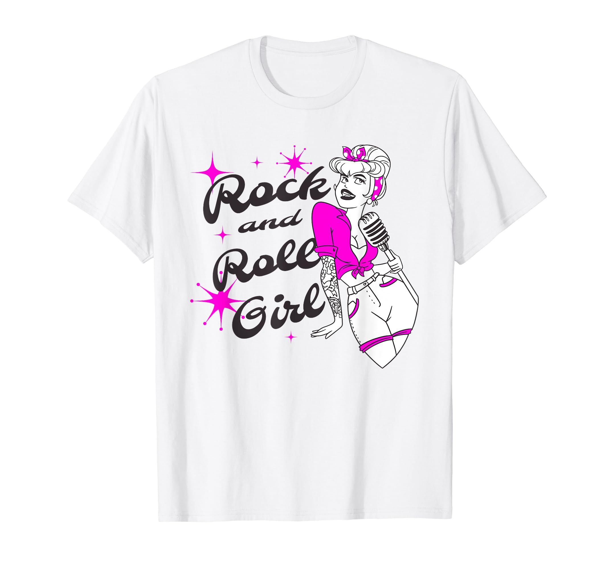Purple Music Rock N Roll Singer T-Shirt - Graphic Print for Adults - T-Shirt, Sweatshirt, Hoodie