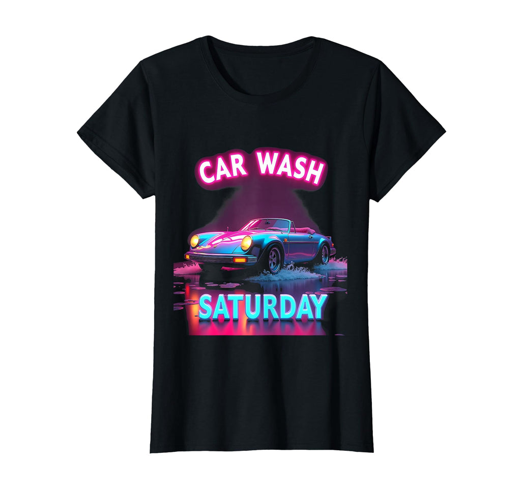 Car Wash Saturday Automotive T-Shirt - Unique Graphic Unisex - T-Shirt, Sweatshirt, Hoodie