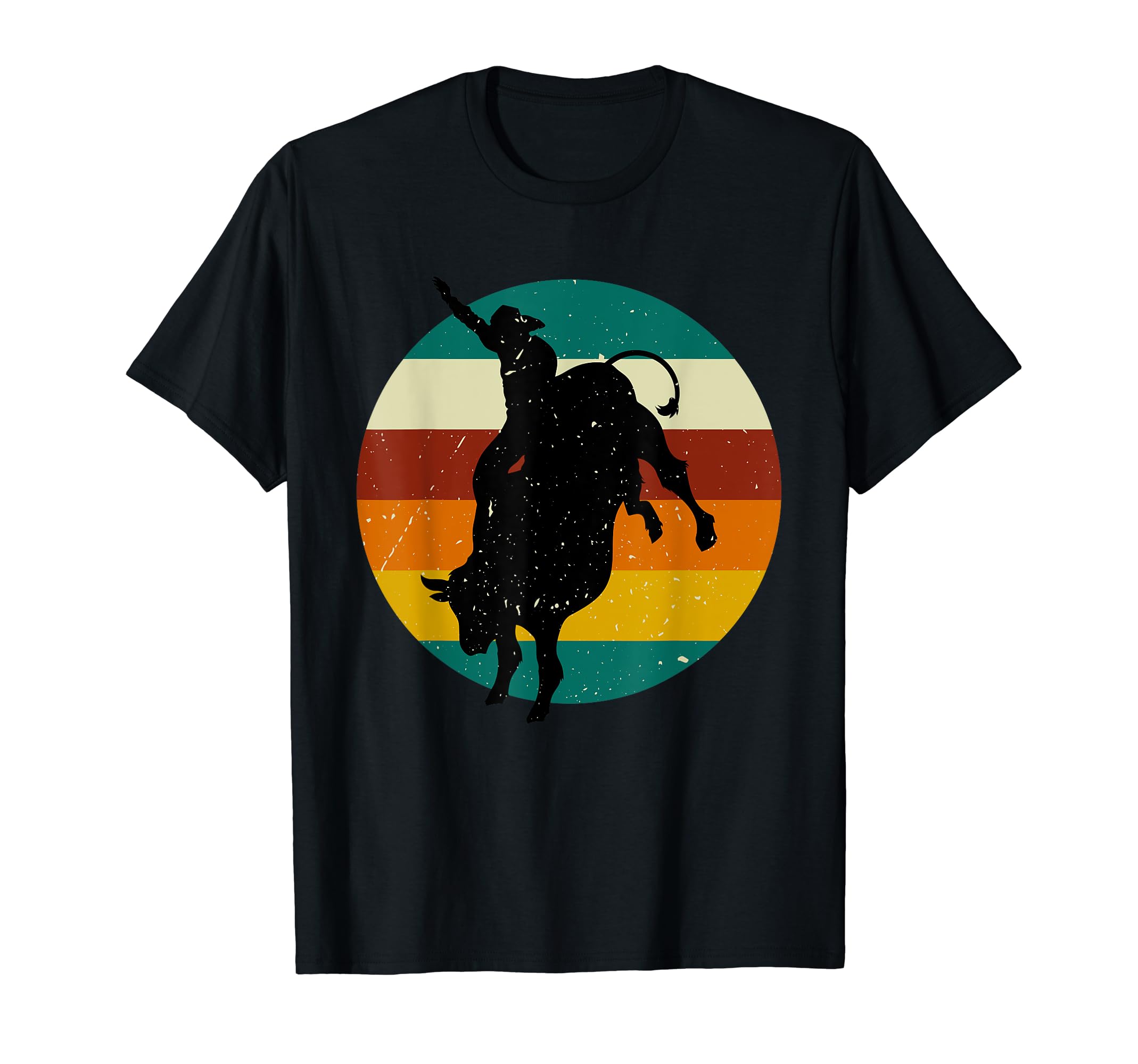 Bucking Bull Riding Rodeo Rider Western T-Shirt - Aesthetic Graphic Unisex - T-Shirt, Sweatshirt, Hoodie