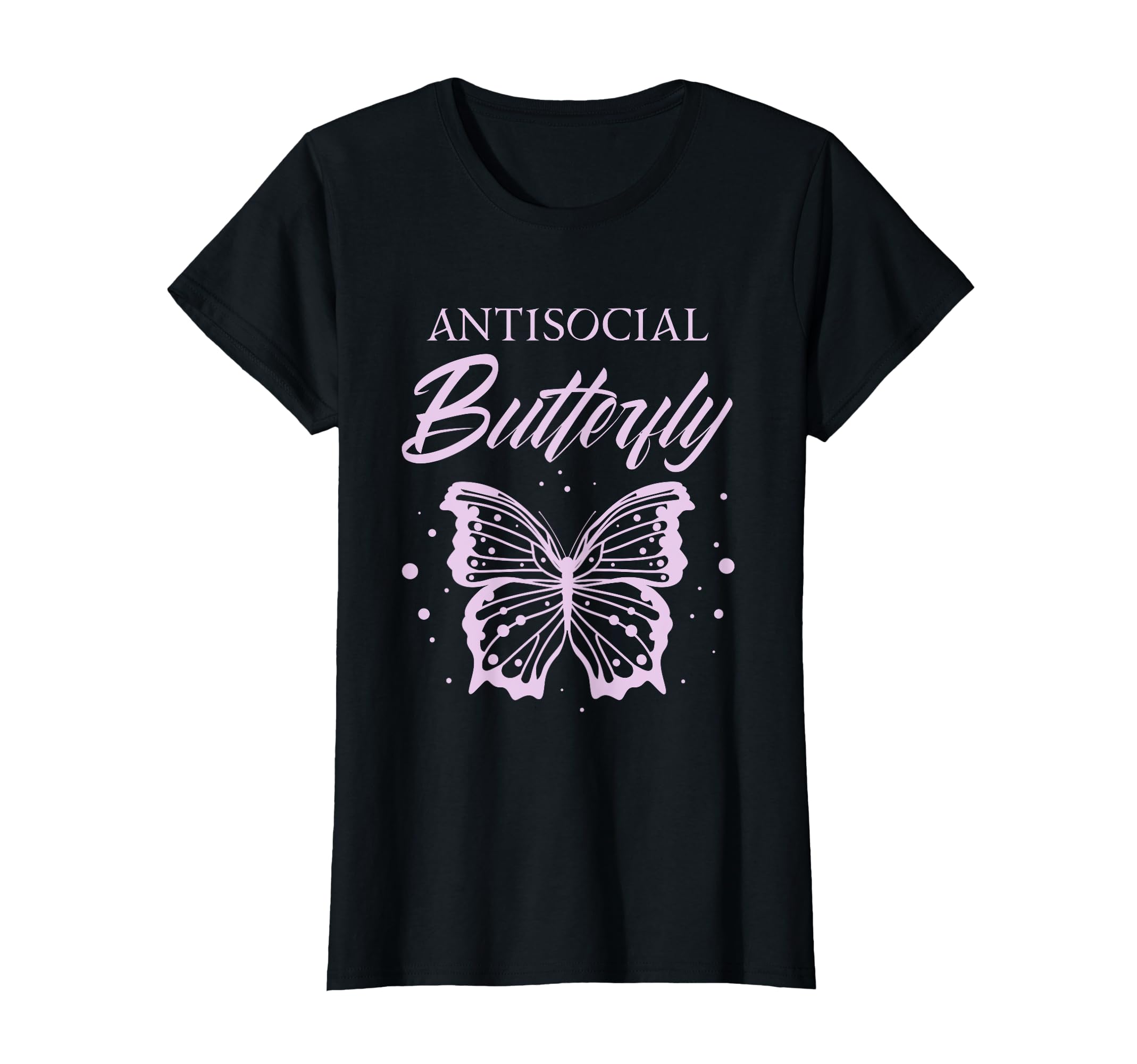 Antisocial Butterfly Funny Introvert T-Shirt - Novelty Apparel for Adults - T-Shirt, Sweatshirt, Hoodie