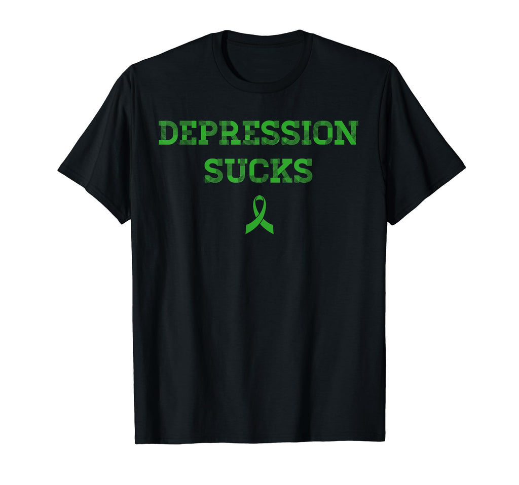 Depression Sucks Mental Health Awareness T-Shirt - Streetwear Style Unisex - T-Shirt, Sweatshirt, Hoodie
