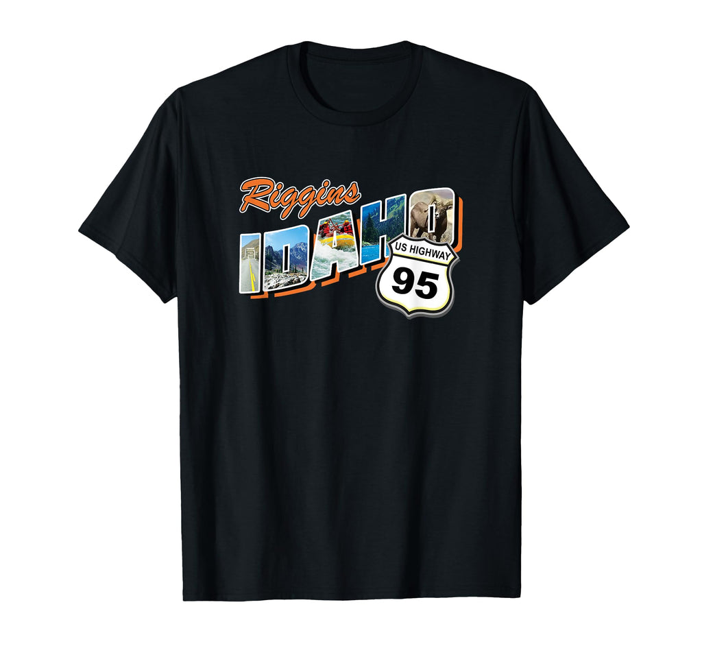 Riggins Idaho Travel Souvenir T-Shirt - Aesthetic Graphic for Adults - T-Shirt, Sweatshirt, Hoodie