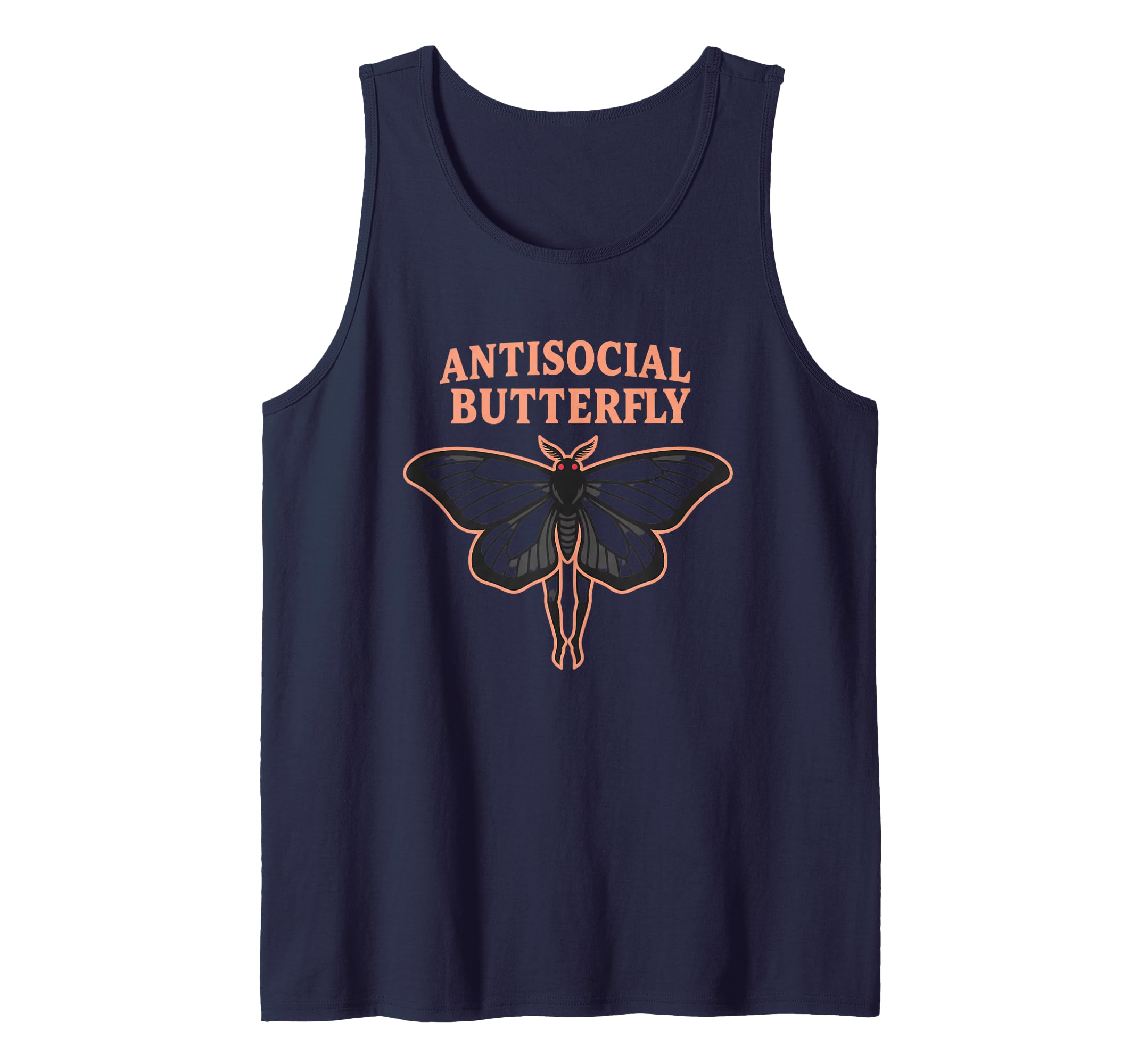 Antisocial Butterfly Introvert Moth T-Shirt - Trendy Graphic for Adults - T-Shirt, Sweatshirt, Hoodie