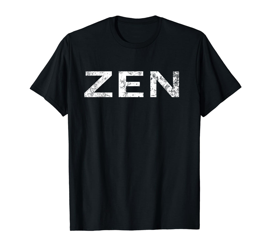 Zen Distressed Mindfulness T-Shirt - Casual Everyday Wear for Adults - T-Shirt, Sweatshirt, Hoodie