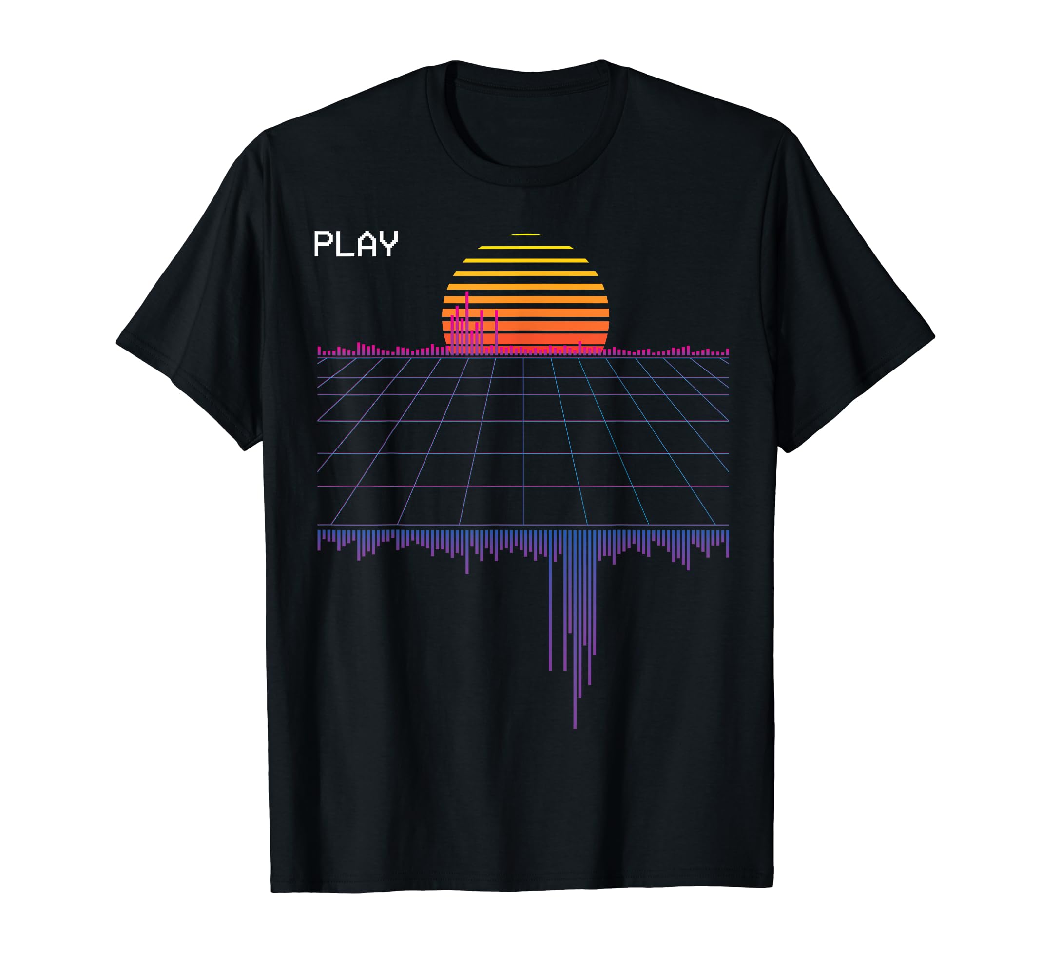 Outrun Synthwave Vaporwave Sweatshirt - Custom Art Print for Adults - T-Shirt, Sweatshirt, Hoodie