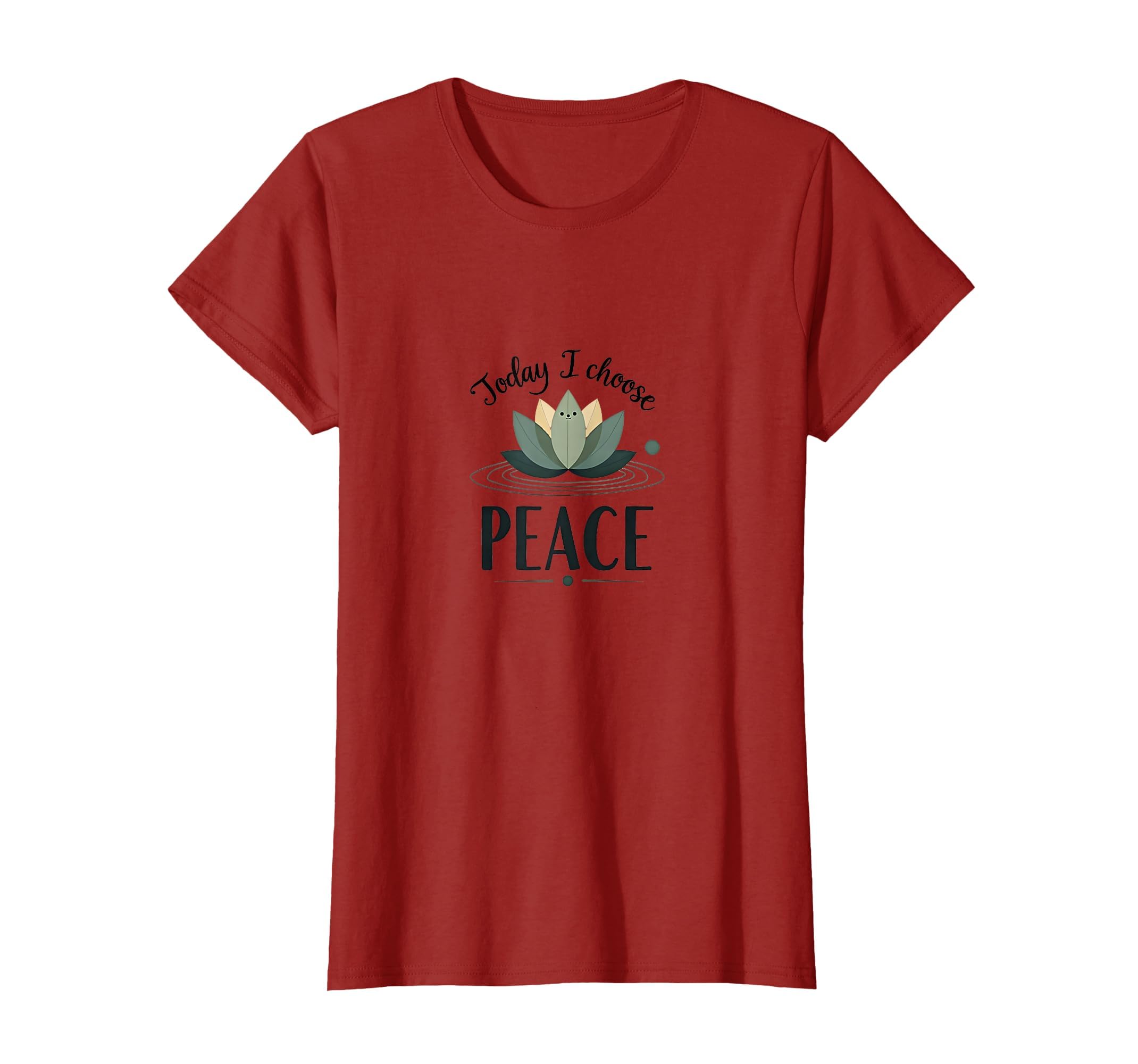 Today I Choose Peace Mindfulness T-Shirt - Minimalist Print Men Women - T-Shirt, Sweatshirt, Hoodie