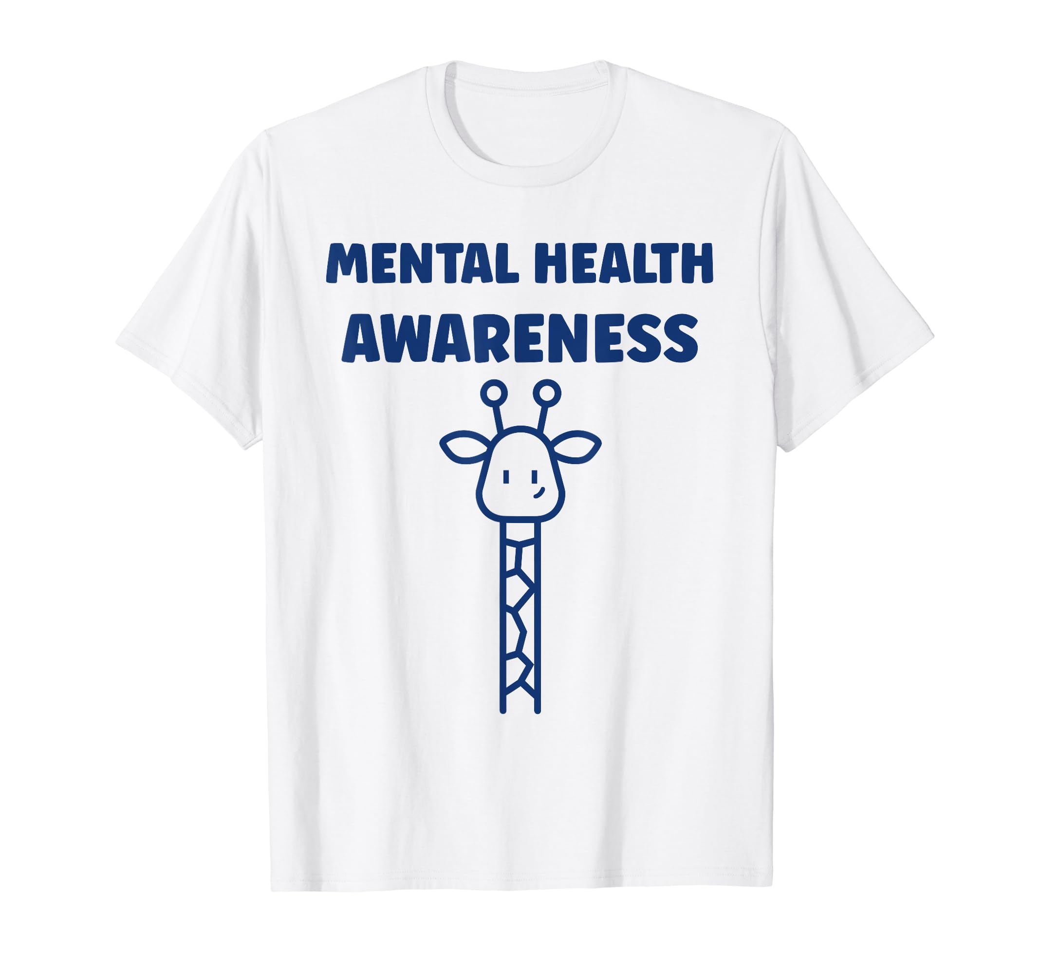 Giraffe Brain Illness Animal Mental T-Shirt - Novelty Apparel for Adults - T-Shirt, Sweatshirt, Hoodie