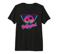 Miami Palm Sunset Nostalgia 1980S Beach T-Shirt - Streetwear Style Unisex - T-Shirt, Sweatshirt, Hoodie