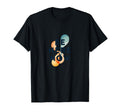 Be Here Now Mindfulness Typography Black T-Shirt - Graphic Print Men Women - T-Shirt, Sweatshirt, Hoodie
