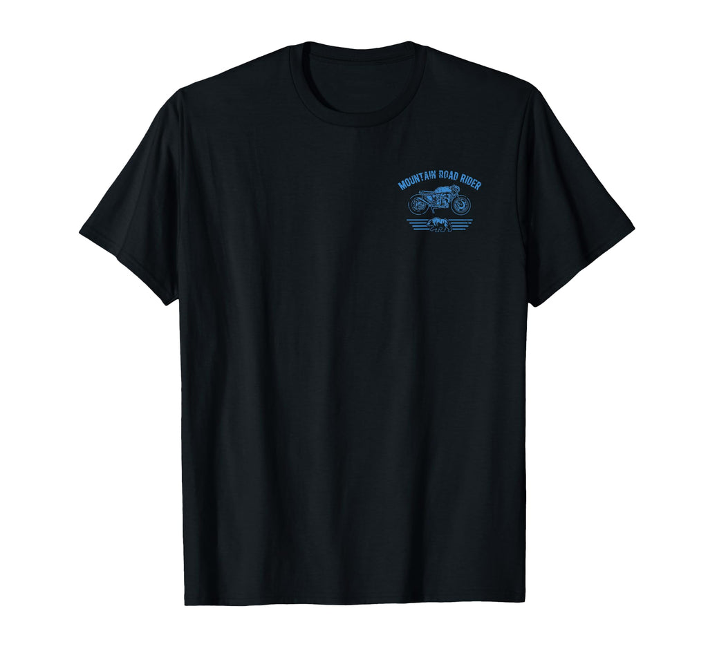 Mountain Road Rider Motorcycle Distressed T-Shirt - Streetwear Style Unisex - T-Shirt, Sweatshirt, Hoodie