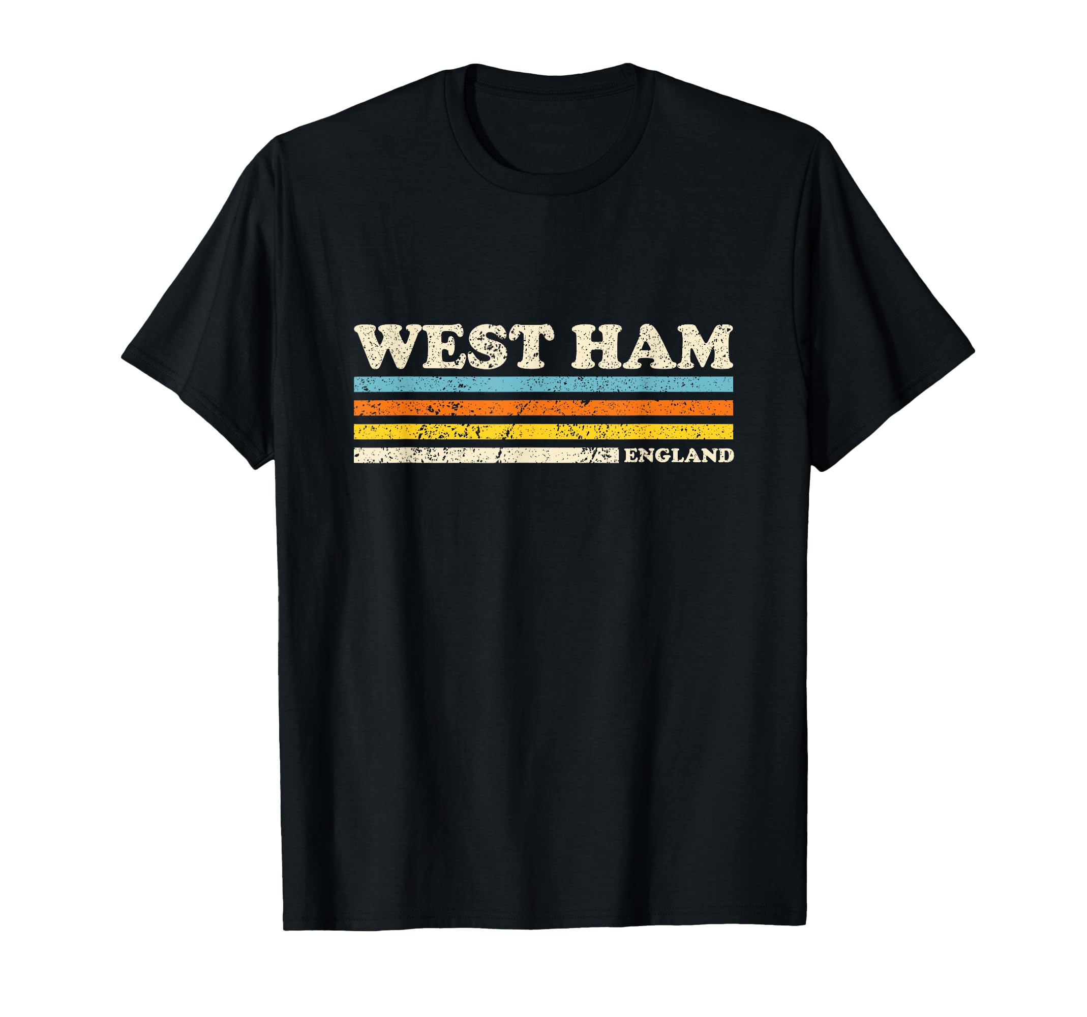 Stripe West Ham T-Shirt - Casual Everyday Wear for Adults - T-Shirt, Sweatshirt, Hoodie