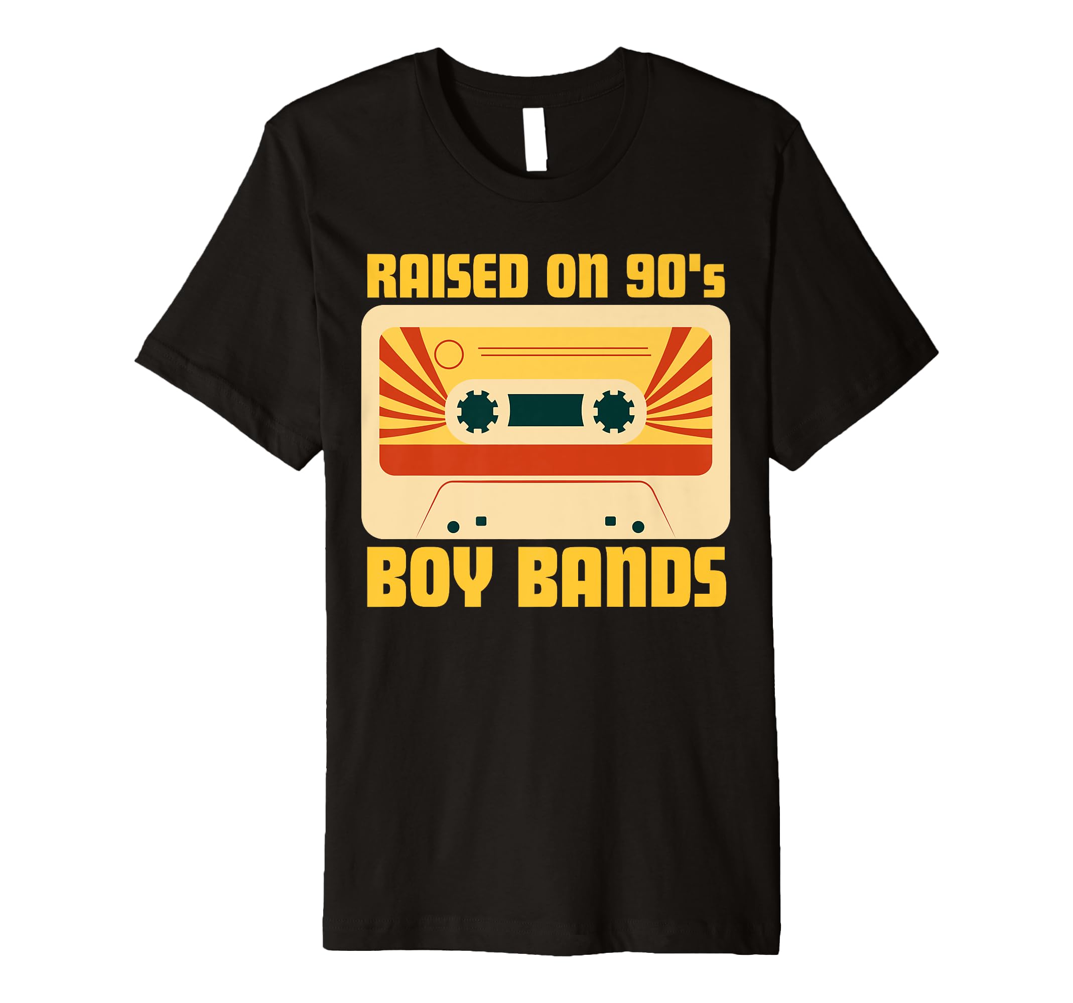 Raised 90S Bands 90S Music Nineties T-Shirt - Novelty Apparel Men Women - T-Shirt, Sweatshirt, Hoodie