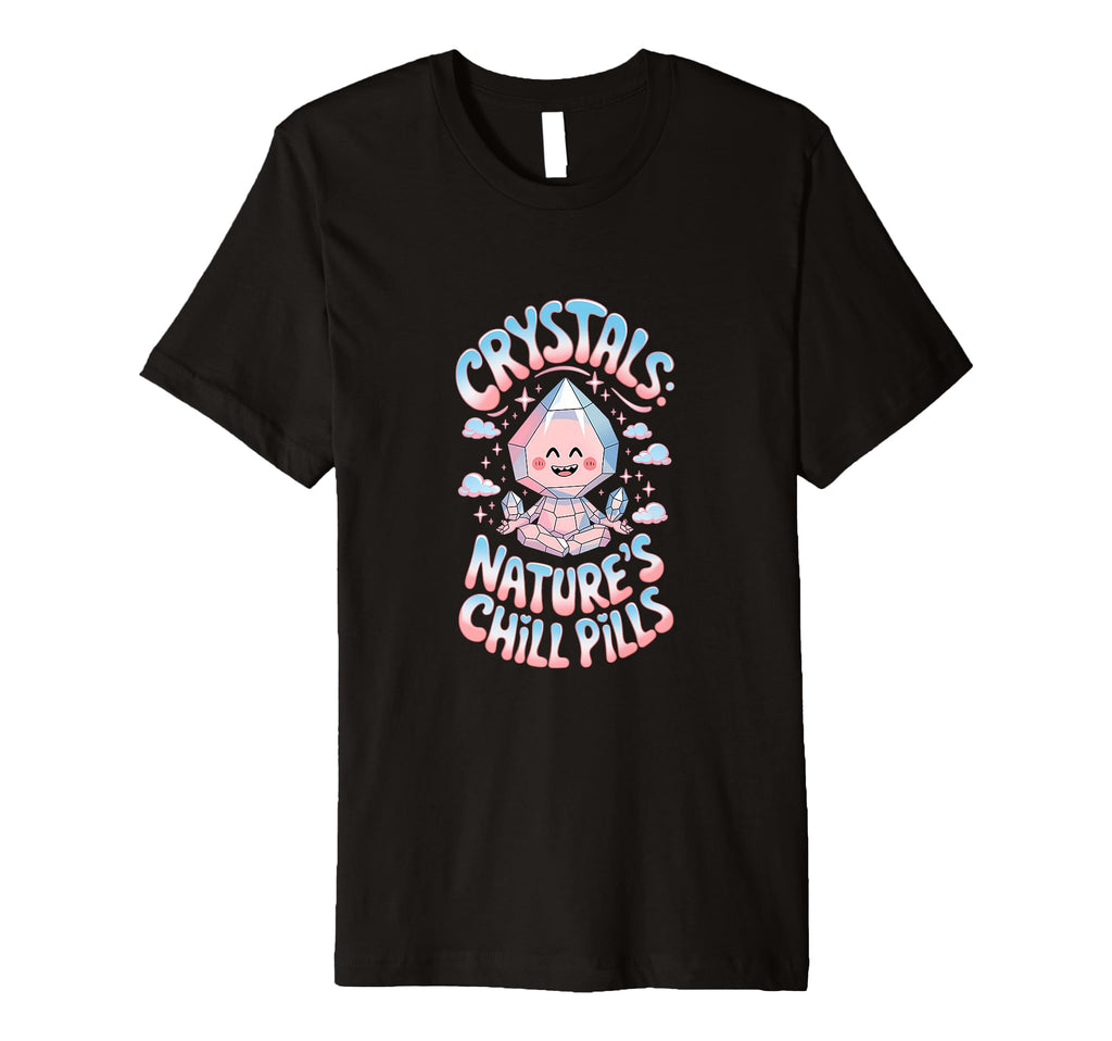Healing Stone Crystals Energy T-Shirt - Aesthetic Graphic Men Women - T-Shirt, Sweatshirt, Hoodie
